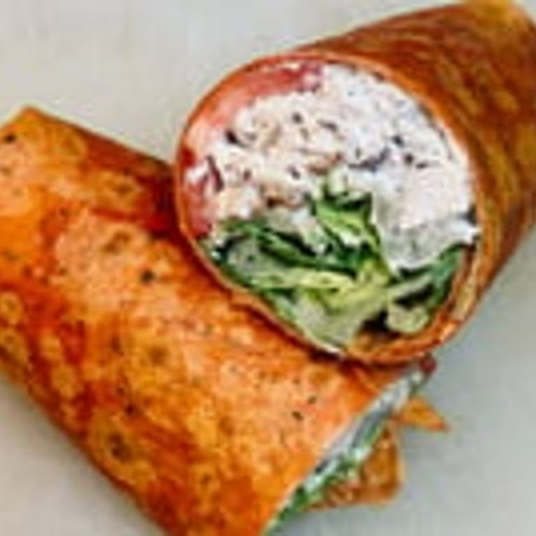 Delicious Chicken Salad Wrap