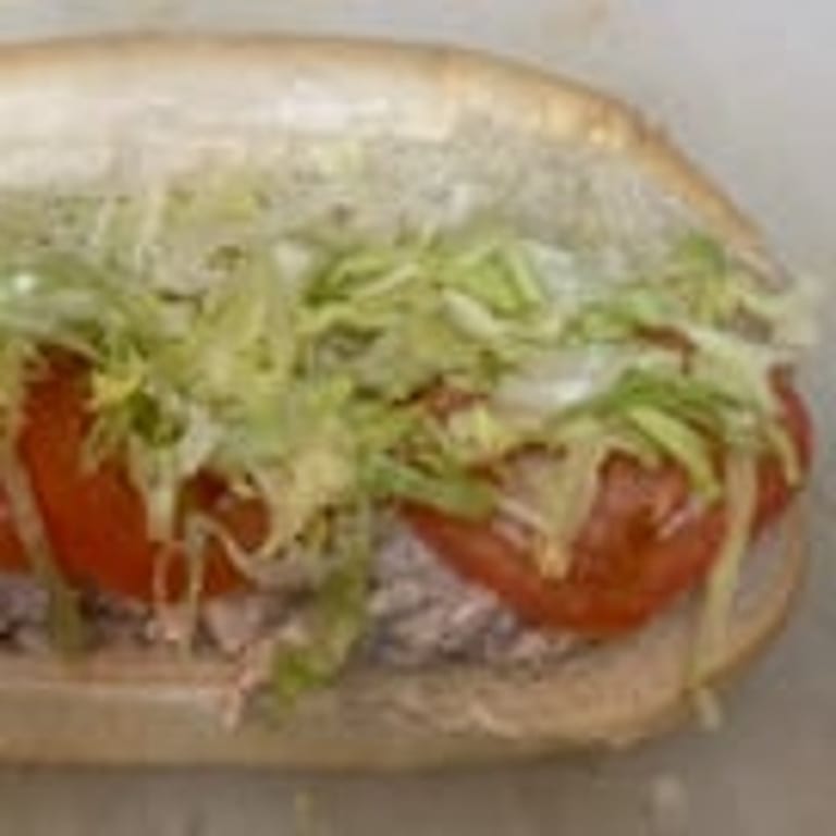 Delicious Tuna Hoagie