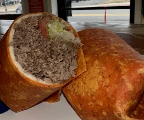 Cheese Steak Wrap.